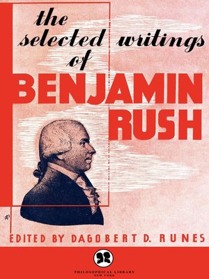cover image of The Selected Writings of Benjamin Rush